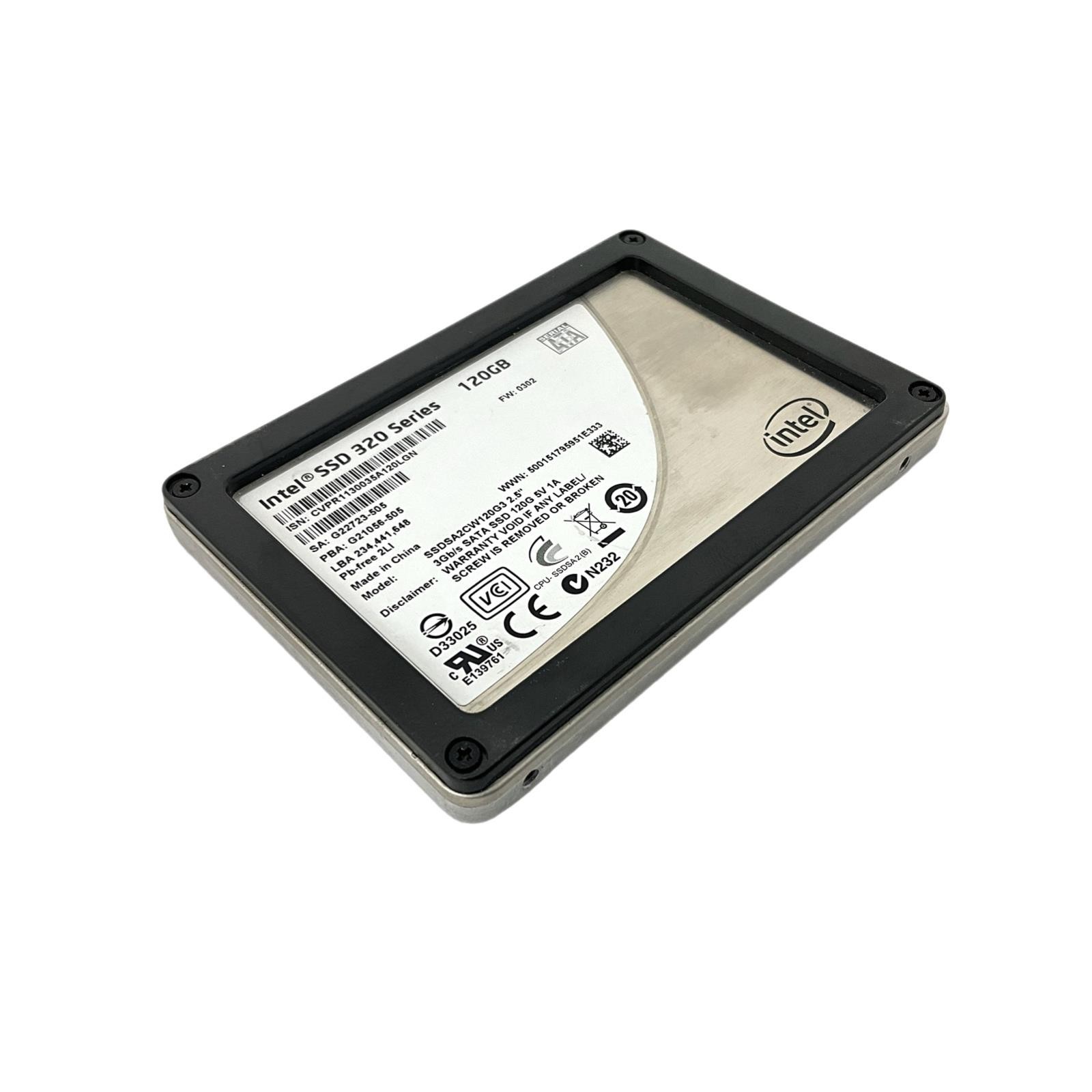 Intel 120GB SATA SSD 2.5″ MLC SFF Enterprise Solid State Drive 3Gbps 38K IOPS