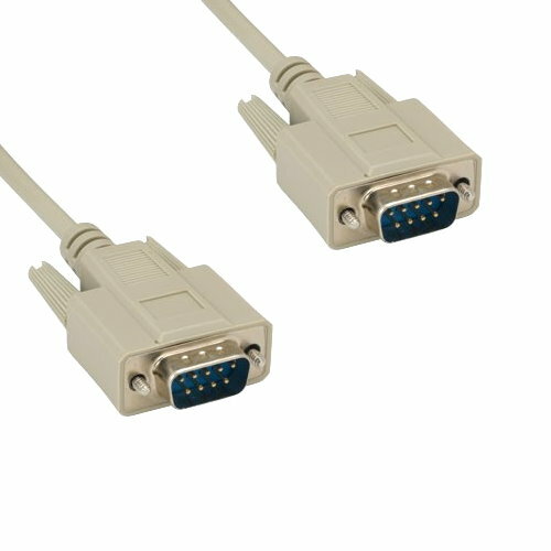 15 feet DB9 Serial Cable Male to Male for Mouse Keyboard Switch Box RS-232 28AWG
