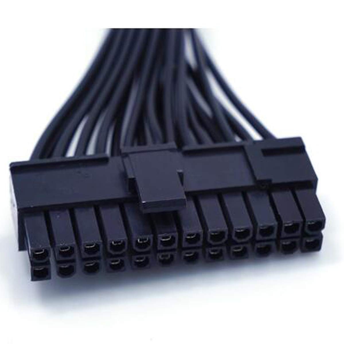 ATX 24 Pin Motherboard Power Extension Cable, 12.6in Internal PC PSU Male Cord