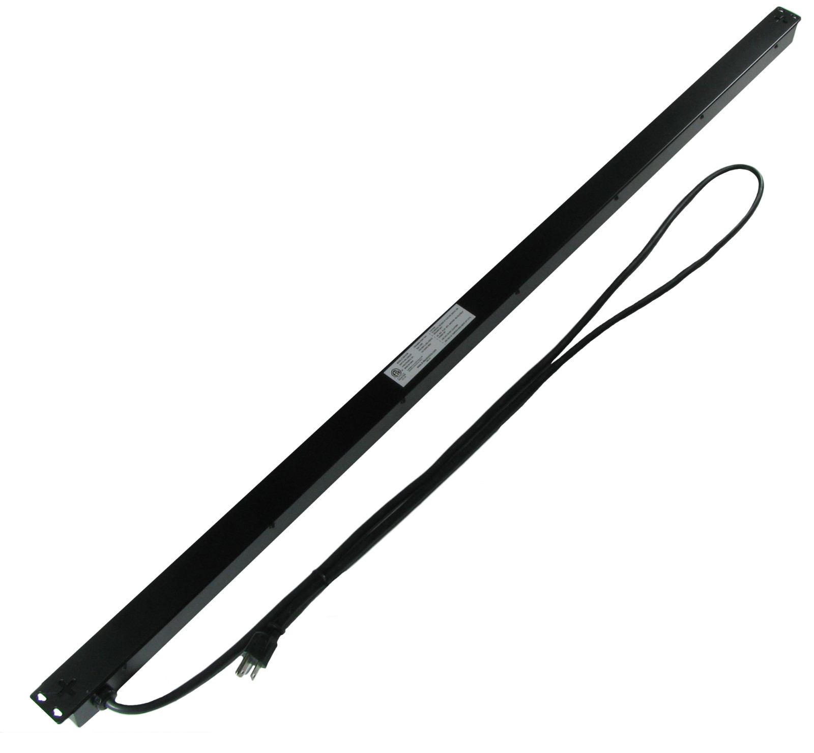 48″ 12 Outlet Metal Rack Mount Power Strip Surge Protected Lighted Power Switch