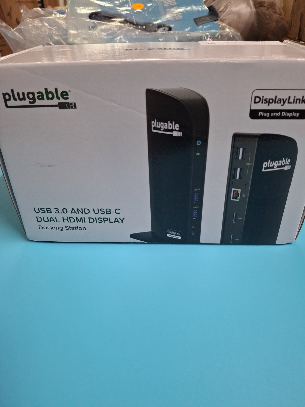 Plugable UD-3900 Dual HDMI USB 3.0/USB-C Docking Station – Black
