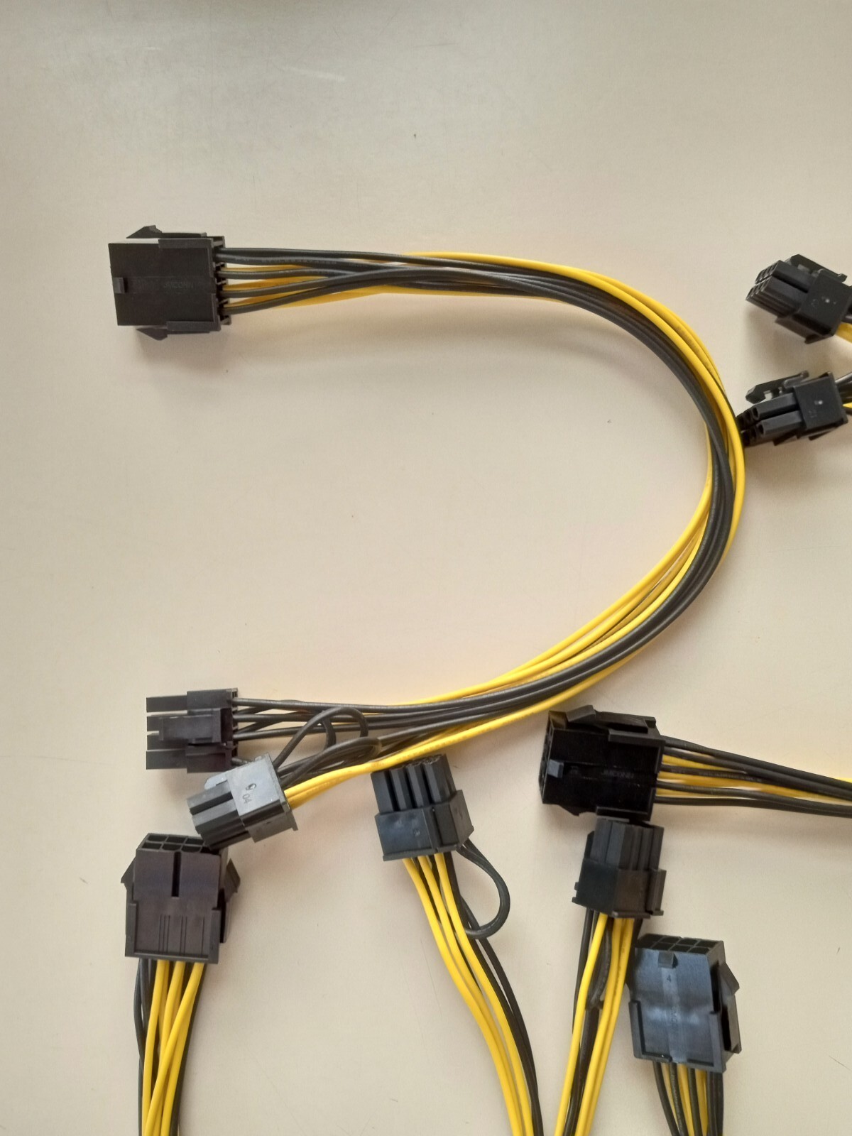 12pcs 20cm Quality Breakout Cable 6Pin to 8Pin (6+2Pin) PCI-E Cable 18AWG NEW