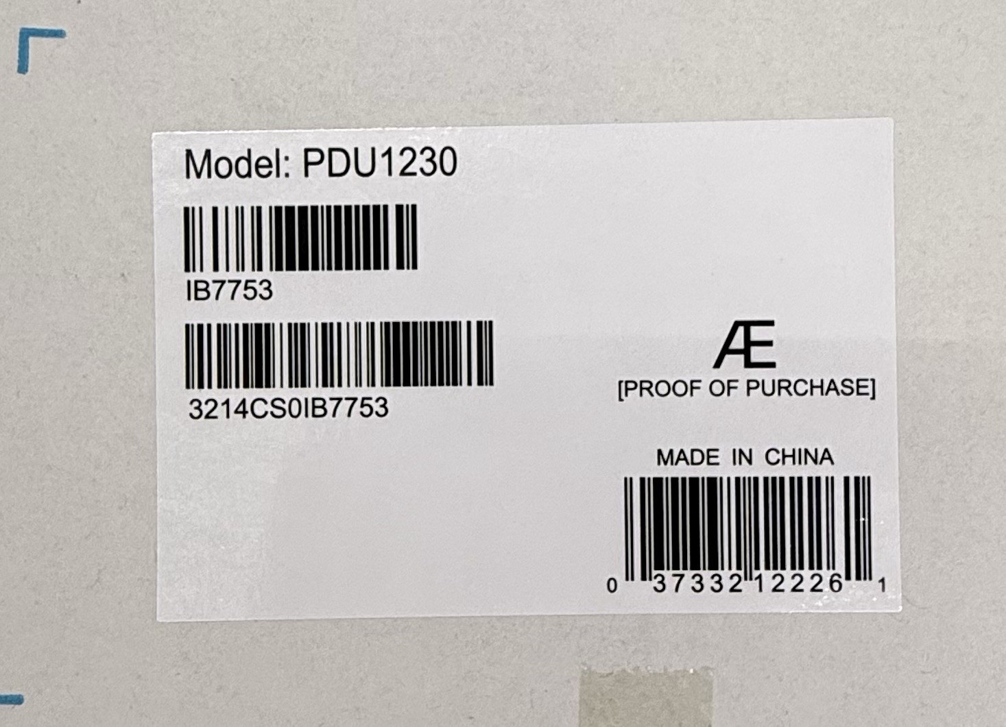 Tripp Lite PDU1230 Single-Phase Basic PDU