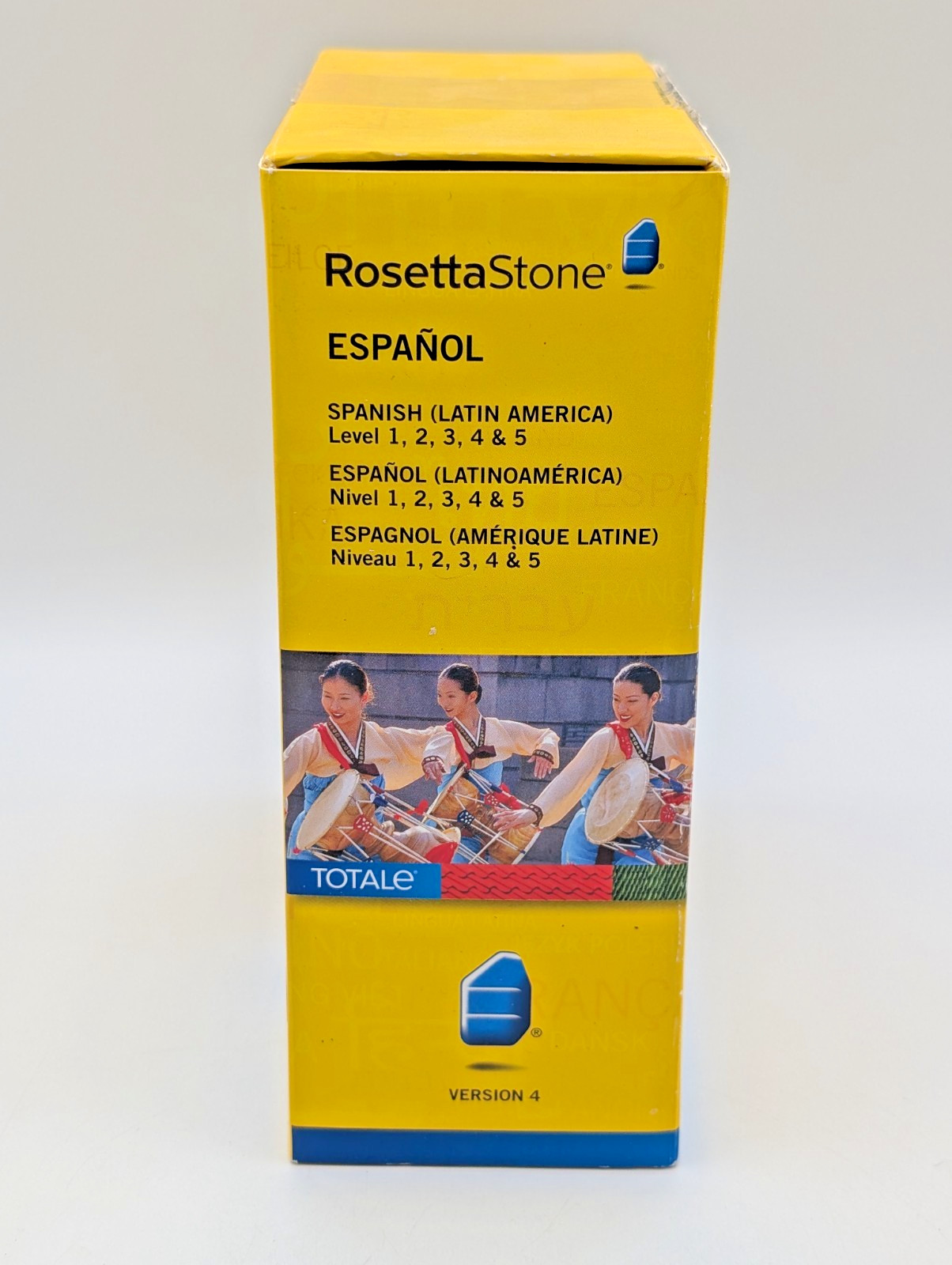ROSETTA STONE SPANISH Latin America Complete Level 1-5 Box Set Version 4 CD Mac