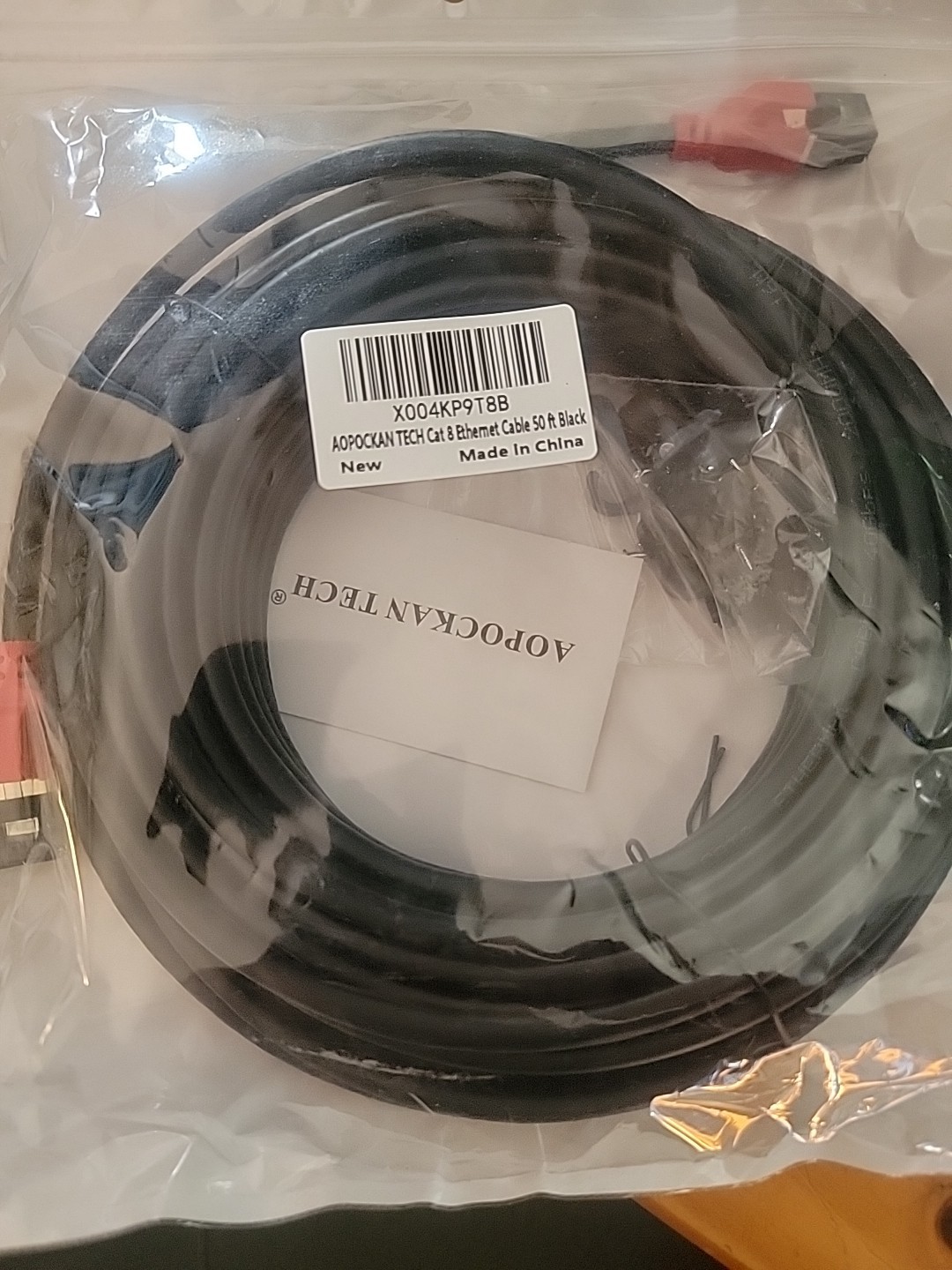 AOPOCKAN TECH Cat 8 Ethernet Cable 50 ft,Heavy Duty High Speed Internet Network