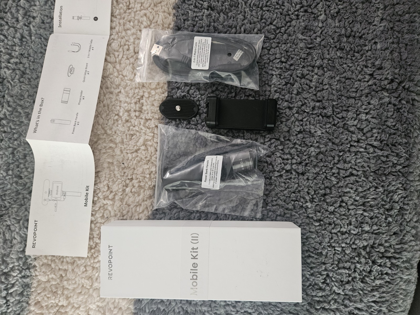 Revopoint INSPIRE 2 3D Scanner, Premium Edition w/ Mobile KIt – Open Box