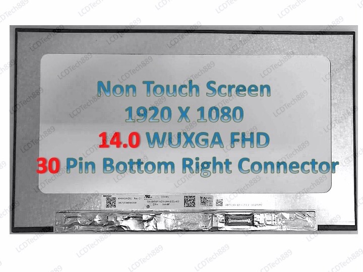 For Dell 0HXCK 30 Pins FHD Screen Replacement LCD Display non-touch 1920x1080NEW