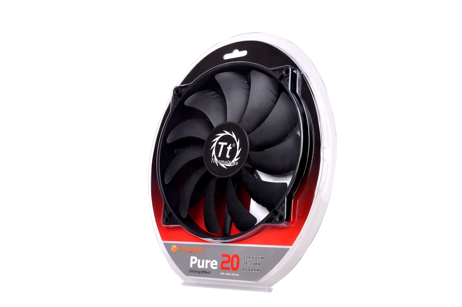 200mm Pure 20 Series Black 200x30mm Thick Quiet High Airflow Case Fan With Antiv