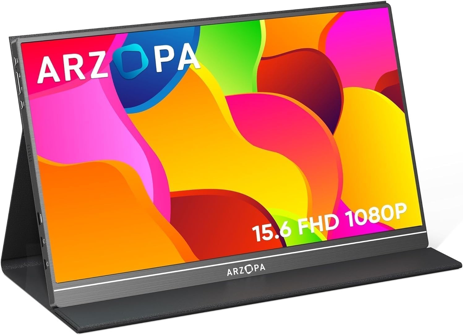 ARZOPA Portable Monitor, 15.6” 1080P FHD Laptop Monitor