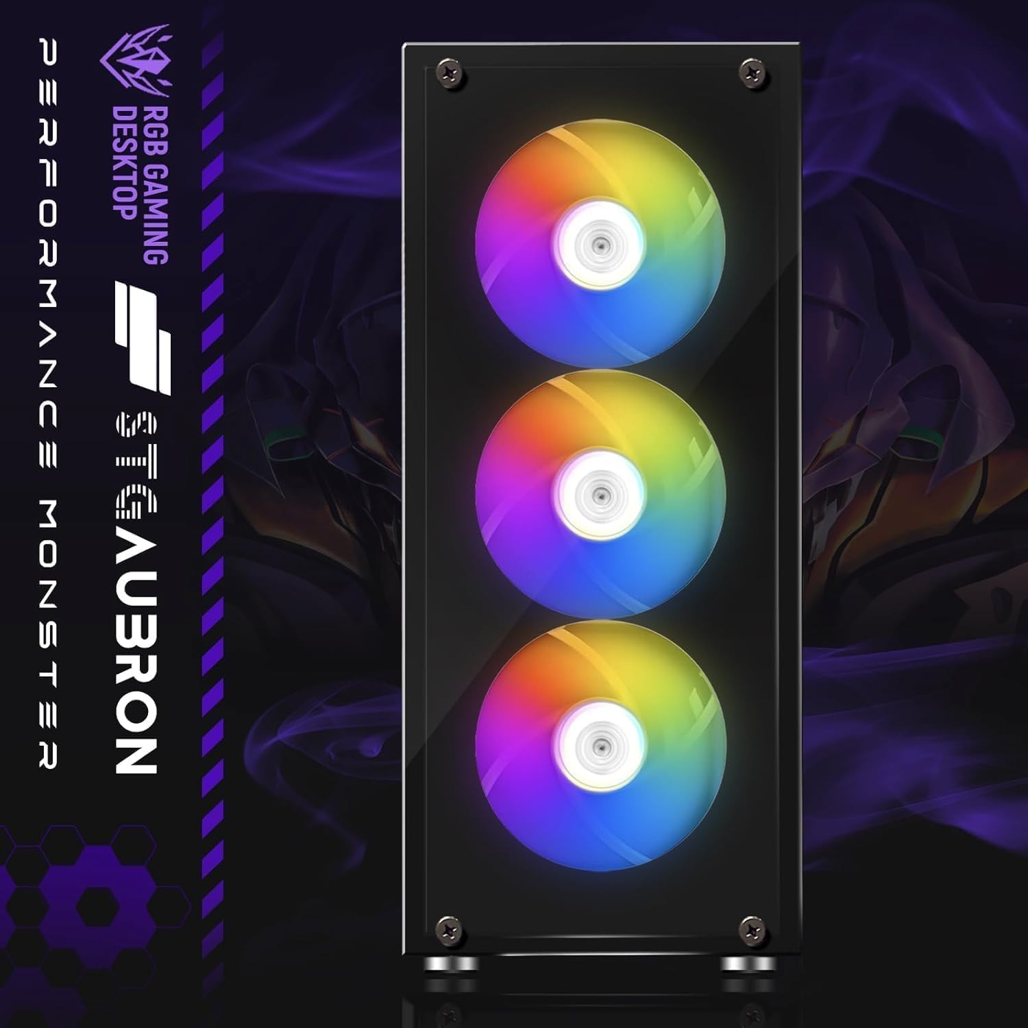 STGAubron Gaming PC Desktop Computer,Core i7 up to 3.9G,GTX 1660S,32G,1T,W11H
