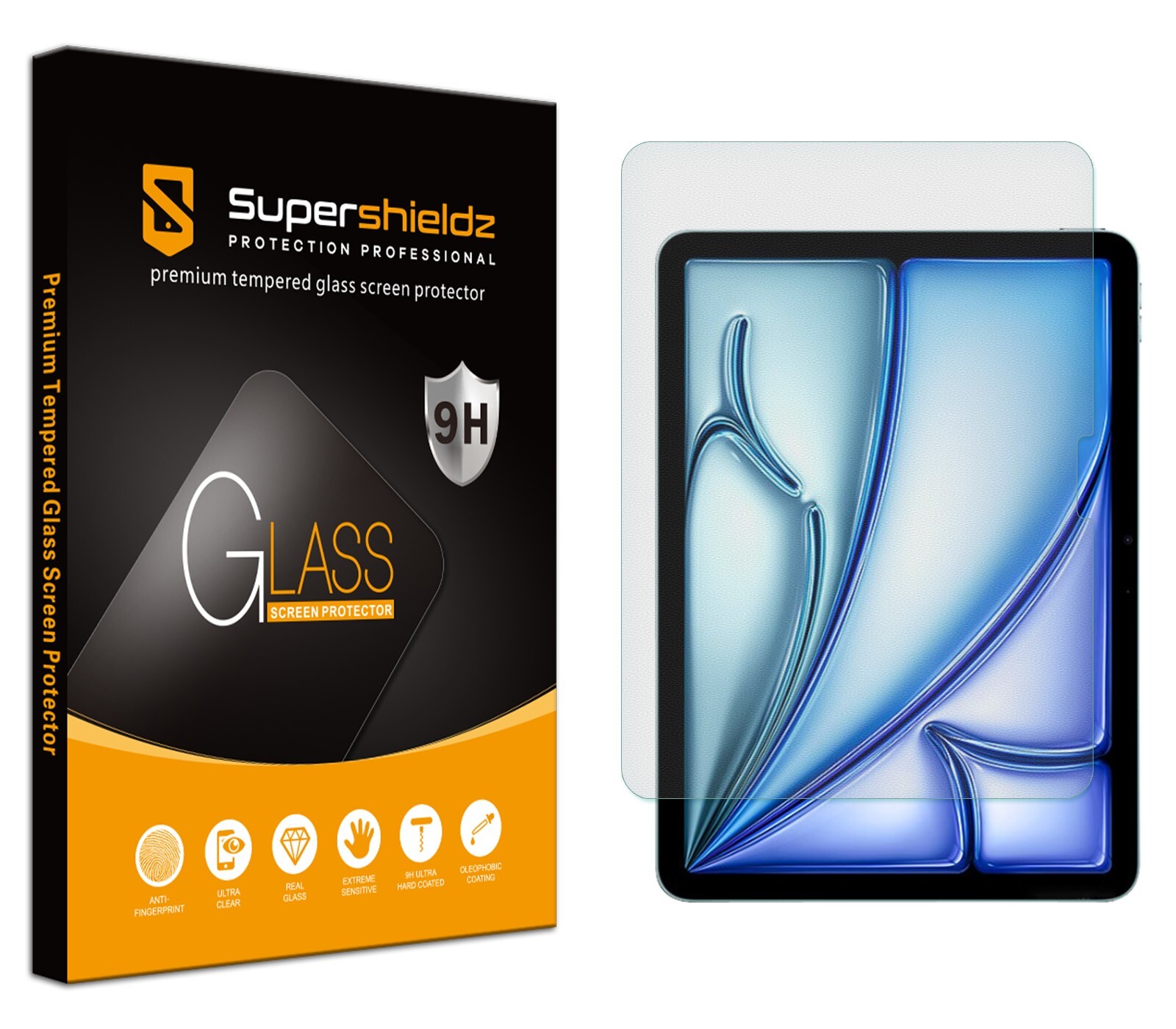 Anti-Glare Matte Tempered Glass Screen Protector for iPad Air 11 inch (2024)