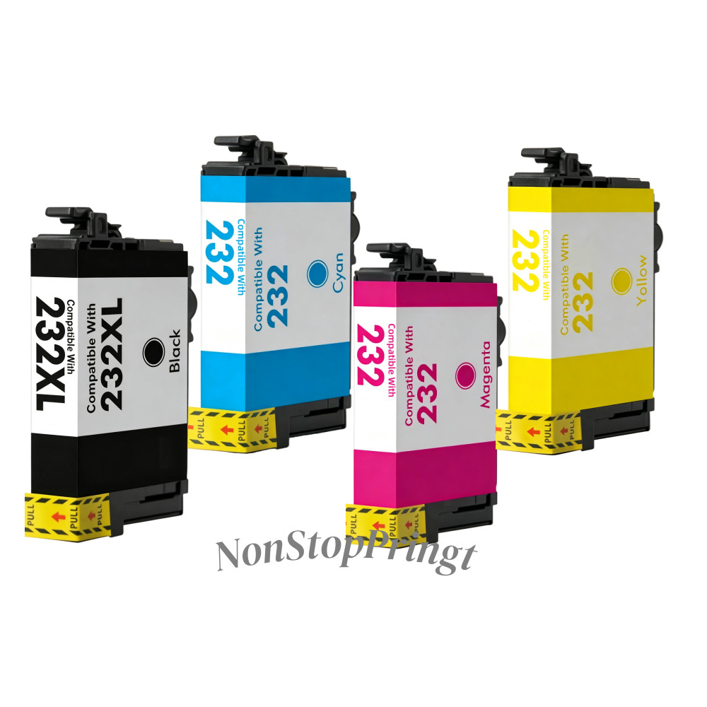 232XL&232 Compatible Ink Cartridges Combo Pack For Epson WF2930/2950 XP4200/4205