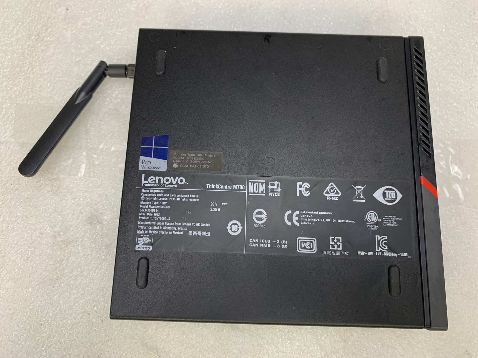 Lenovo ThinkCentre M700 Core i5-6400T 2.2GHz 8GB RAM NO HDD NO OS Good