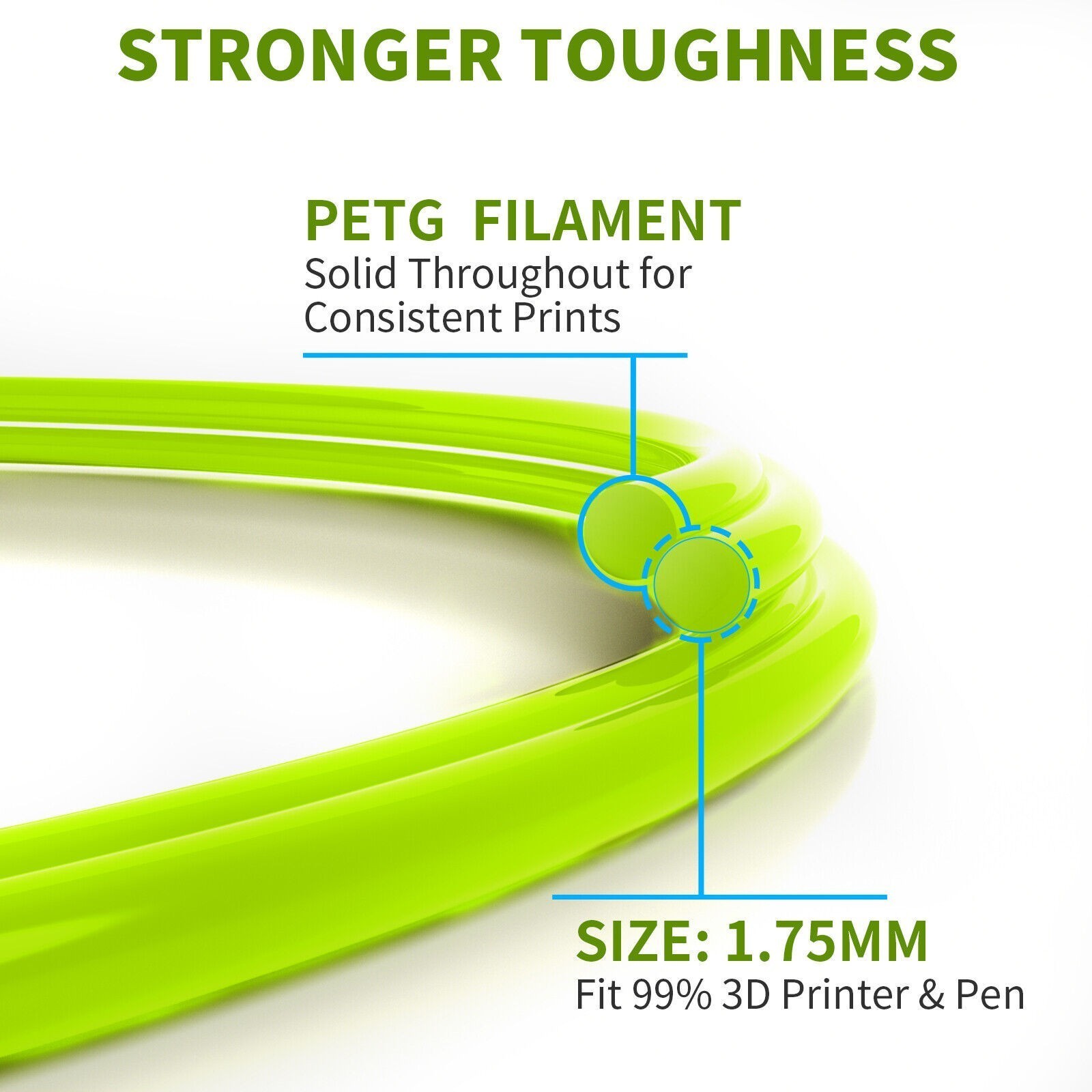 5/10Pcs Geeetech PETG 3D Printer Filament 1.75mm 1kg/roll 3D Printer Filaments