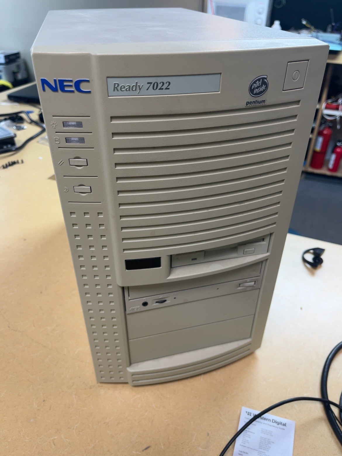 NEC Ready 7022 Vintage Pentium 75MHz PC 16MB RAM Tested BIOS PCI ISA Riser