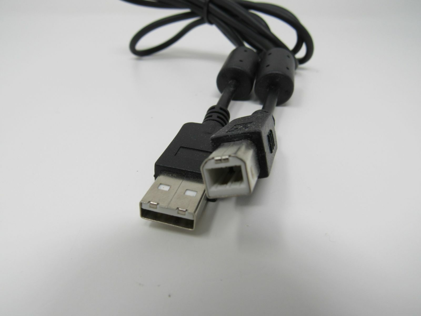 Standard USB A Plug to USB B Plug Cable 5.5 ft Male