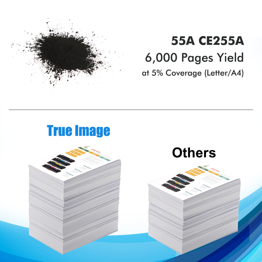 8 Pack CE255A 55A Toner fit for HP LaserJet Pro P3011 P3015D P3015n P3015X P3016