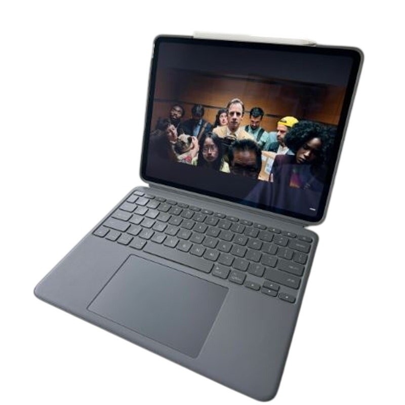Logitech Combo Touch iPad Air 13 Inch Keyboard Case M2 (2024) Gray New Open Box