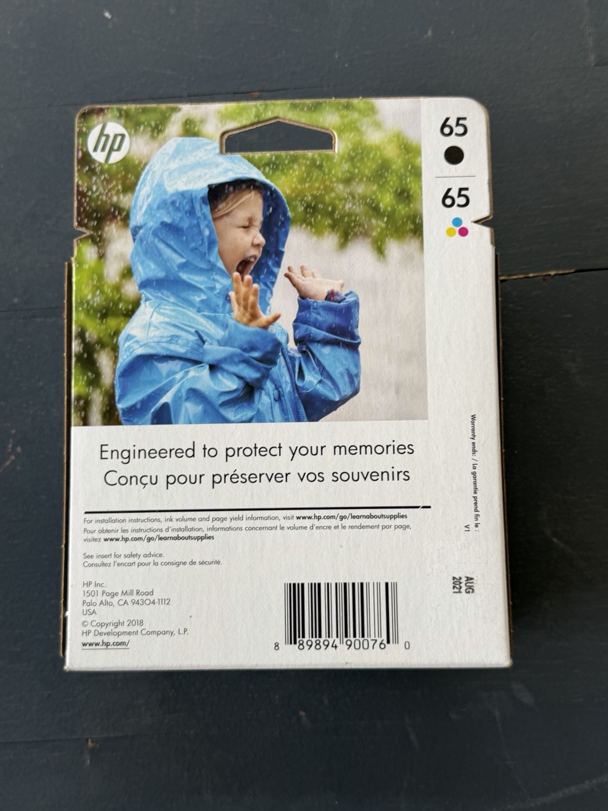 HP 65 Combo Ink Cartridges 65 Black Color (NEW IN SEALED BOX) 08/2021