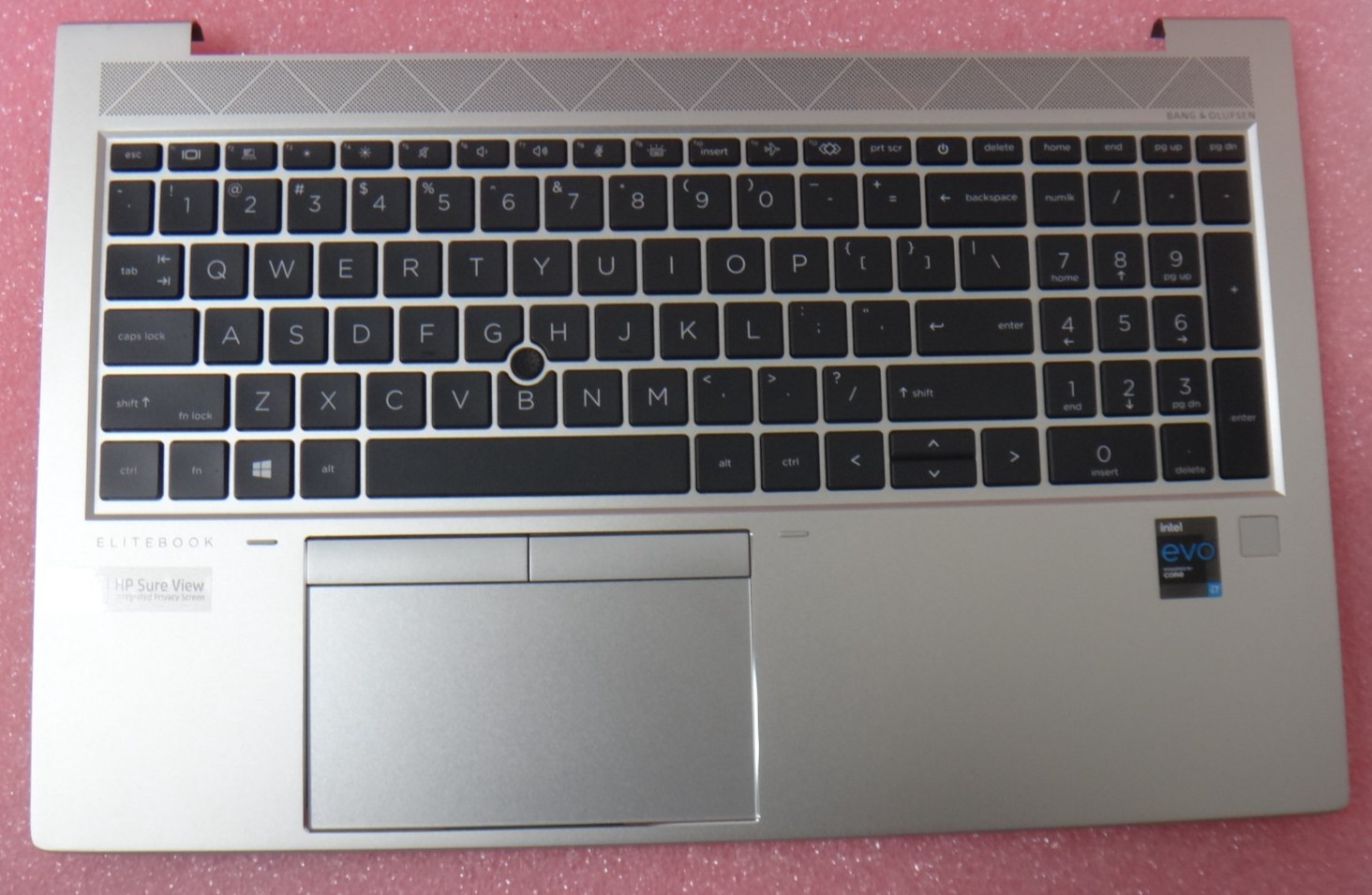 OEM HP EliteBook 14” 850 G8 Palmrest w/Backlit Keyboard TouchPad 6070B1843801