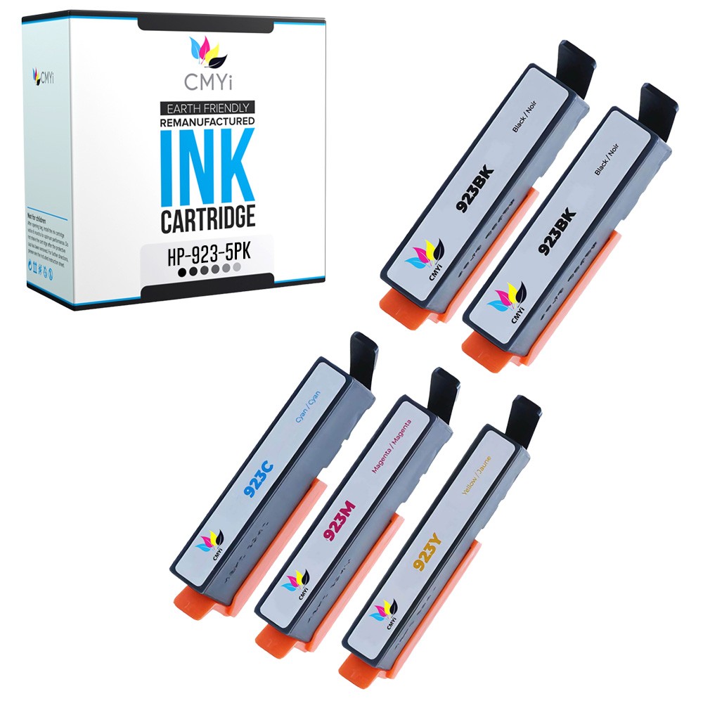Black Color Ink Cartridges Lot for HP 923 for OfficeJet
