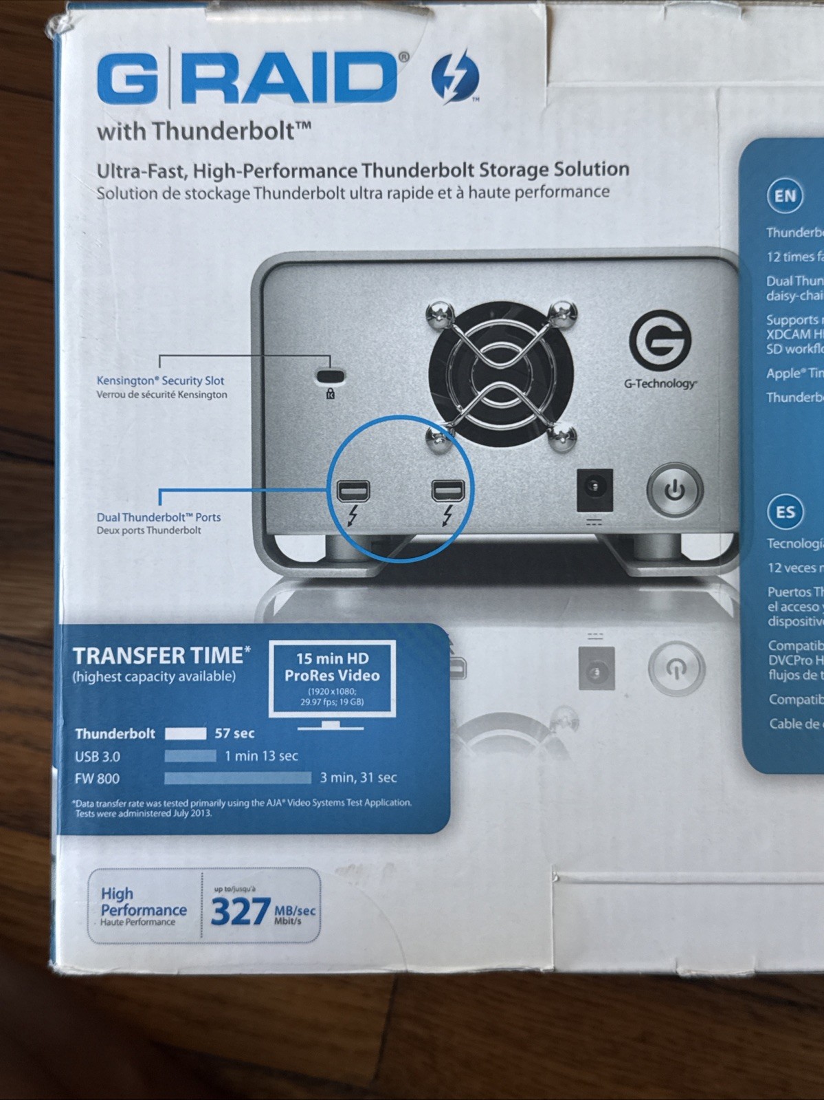 G-Technology G-RAID Thunderbolt 4TB Dual External Hard Drive