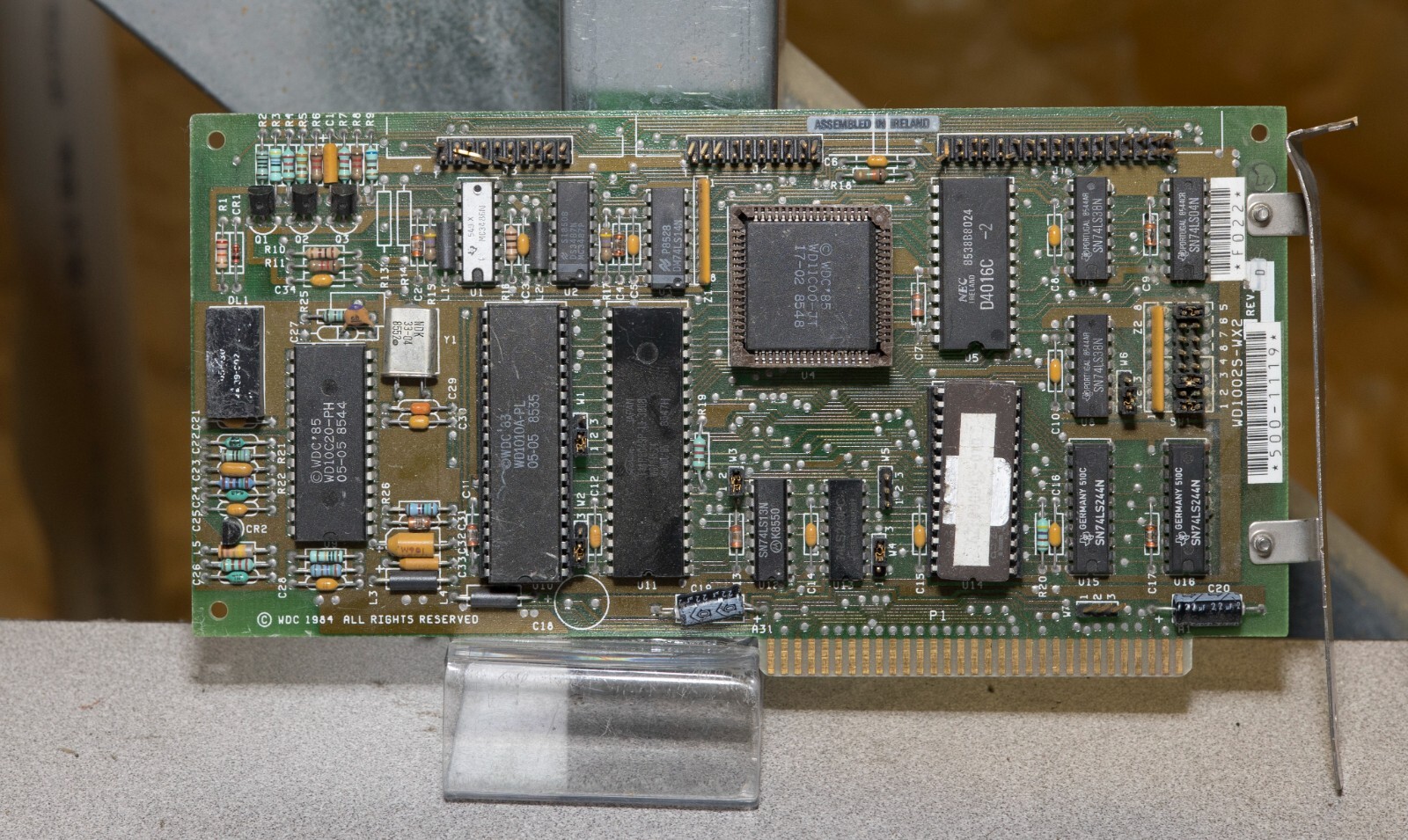 Vintage WD1002S-WX2 MFM controller card 8 bit ISA ISAG62