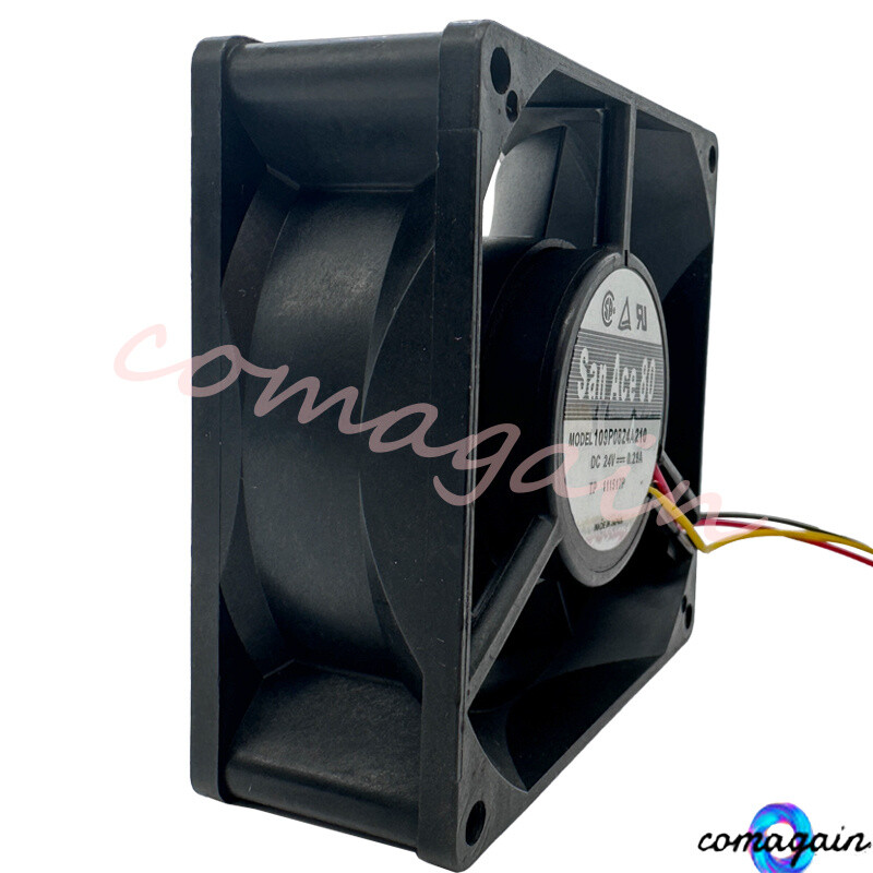 Double Ball Cooling Fan For Sanyo 109P0824A210 San Ace80 24V 0.29A 80*80*32mm