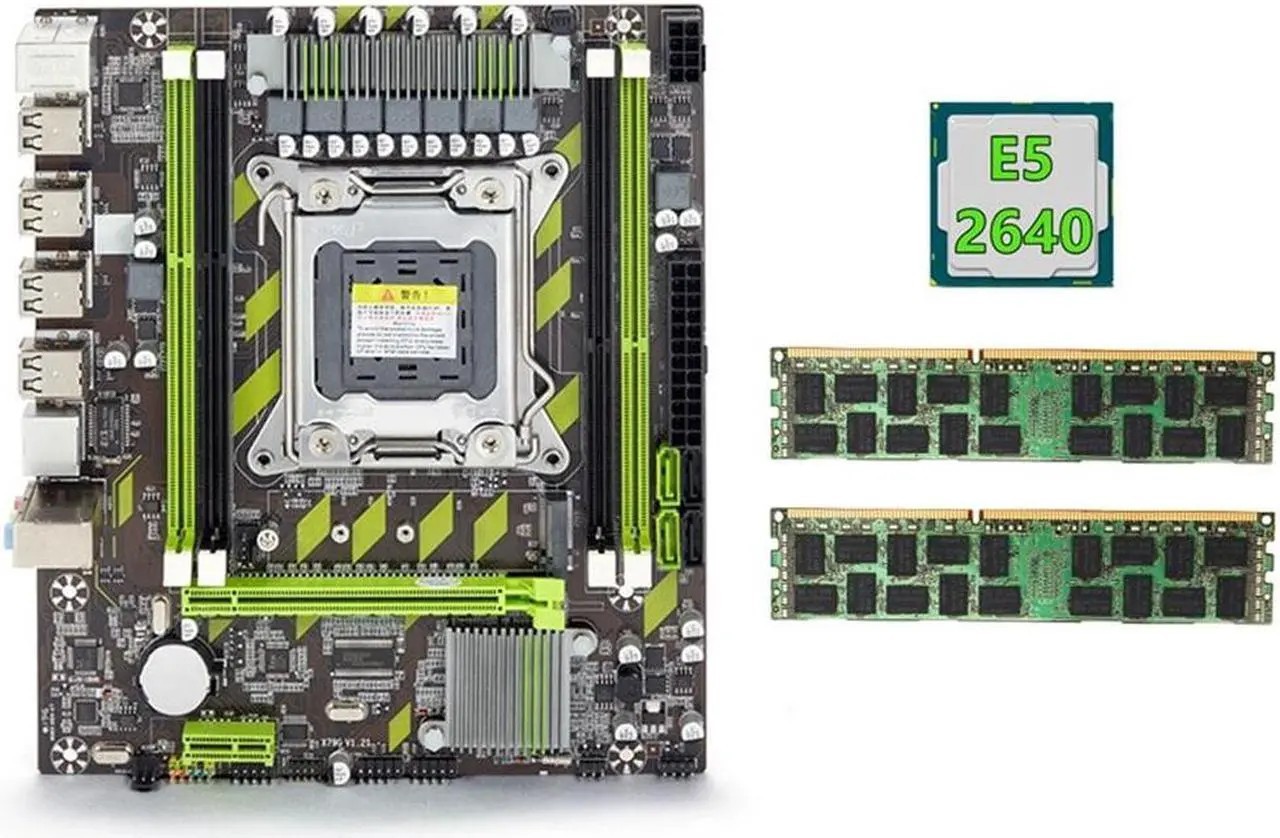 X79 Motherboard + XEON 2640 V2 CPU + 8GB RAM Memory