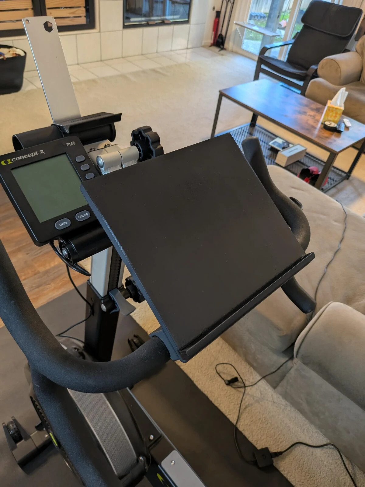 Concept2 BikeERG Indoor Laptop/tablet tray/desk