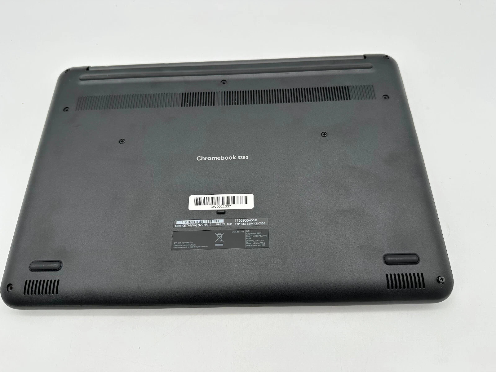 Dell Chromebook 13′ inch 3380 C3855 4GB Ram 16GB SSD **See Description**