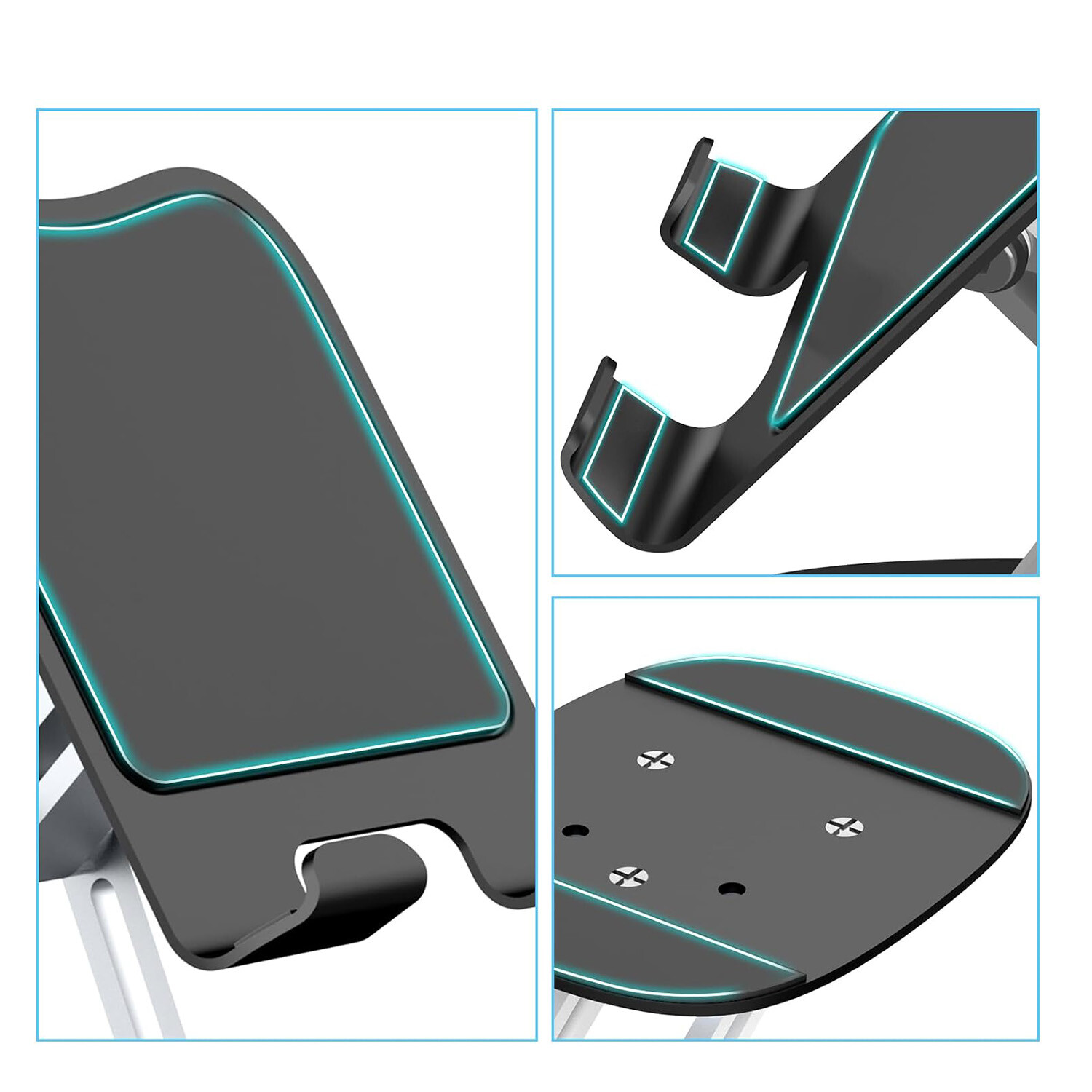 360° Desktop Stand Desk Phone Holder Mount Cradle For Mobile Tablet iPad iPhone