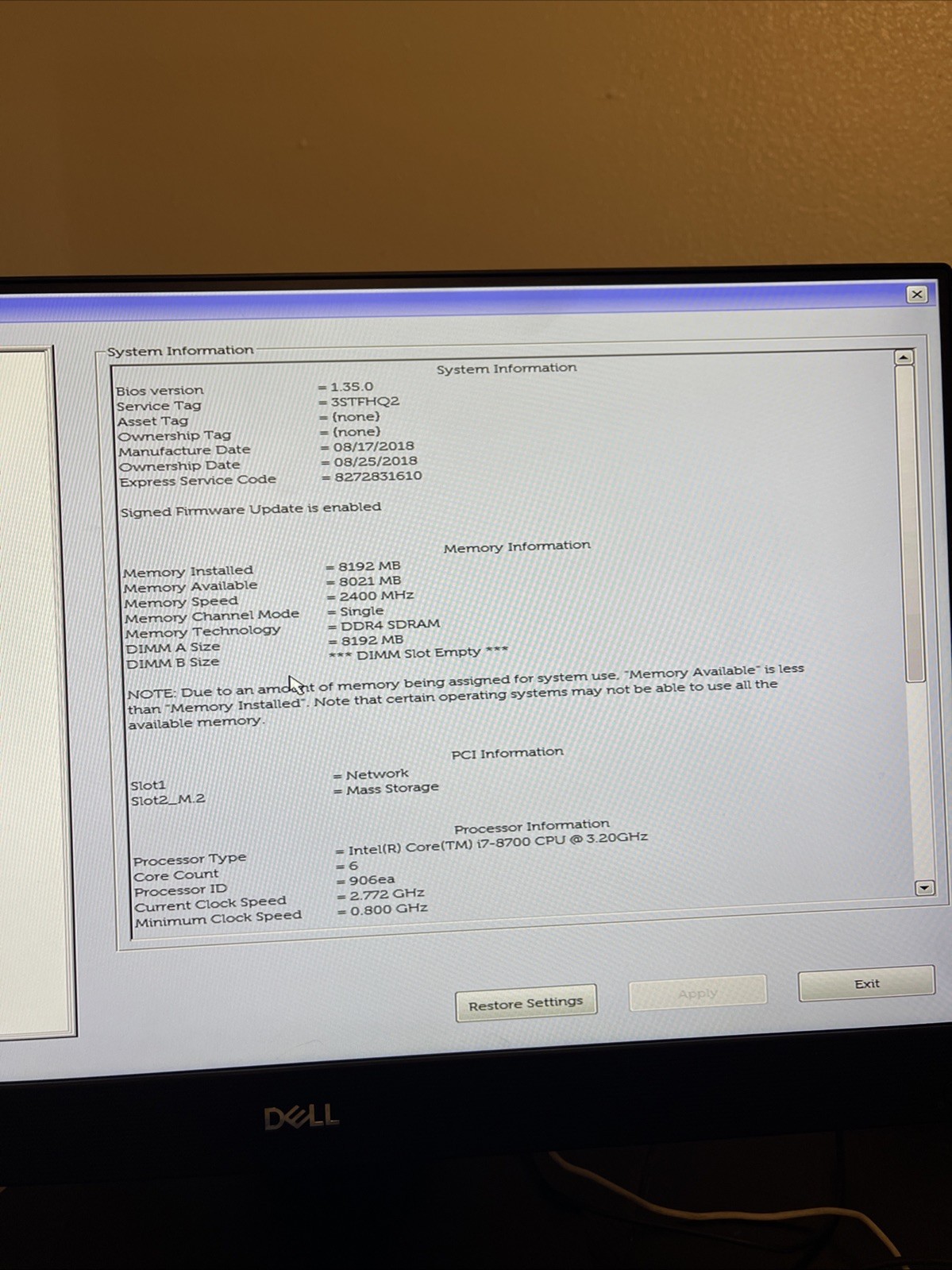 Dell OptiPlex 7460 23.8″ Windows 11 Pro AIO Intel i7, 8GB Ram, 512GB SSD