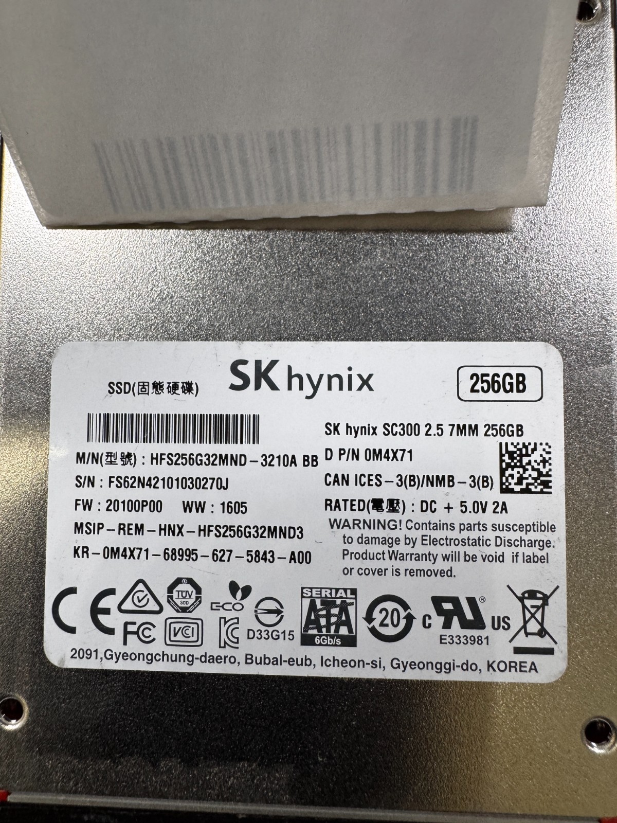 250GB 256GB SATA 2.5″ Solid State Drive SSD MIXED BRAND – APPLE WINDOWS LAPTOP