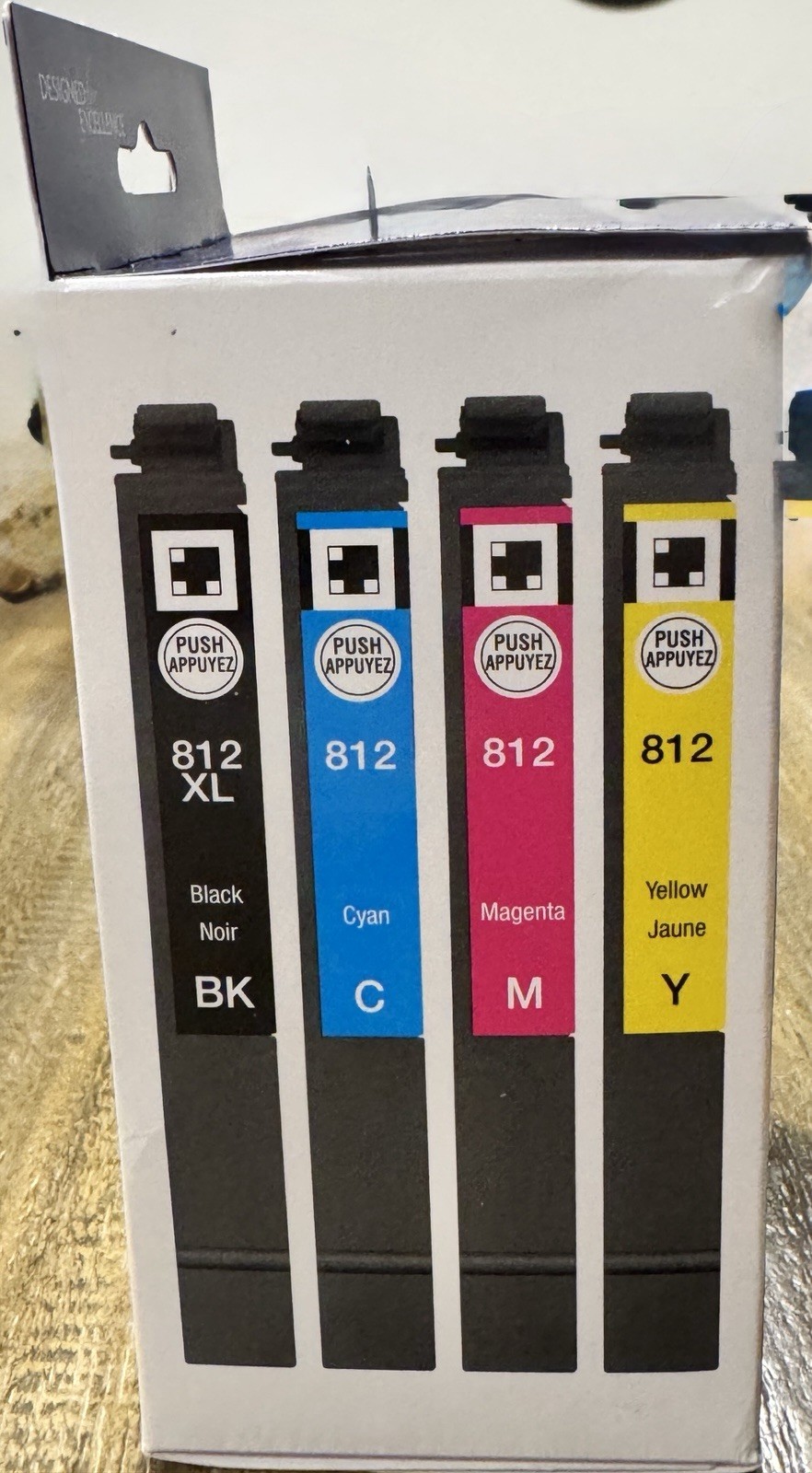 Epson T812XL High-Yield Multi Ink Cartridges – Black, Cyan, Magenta, Yellow