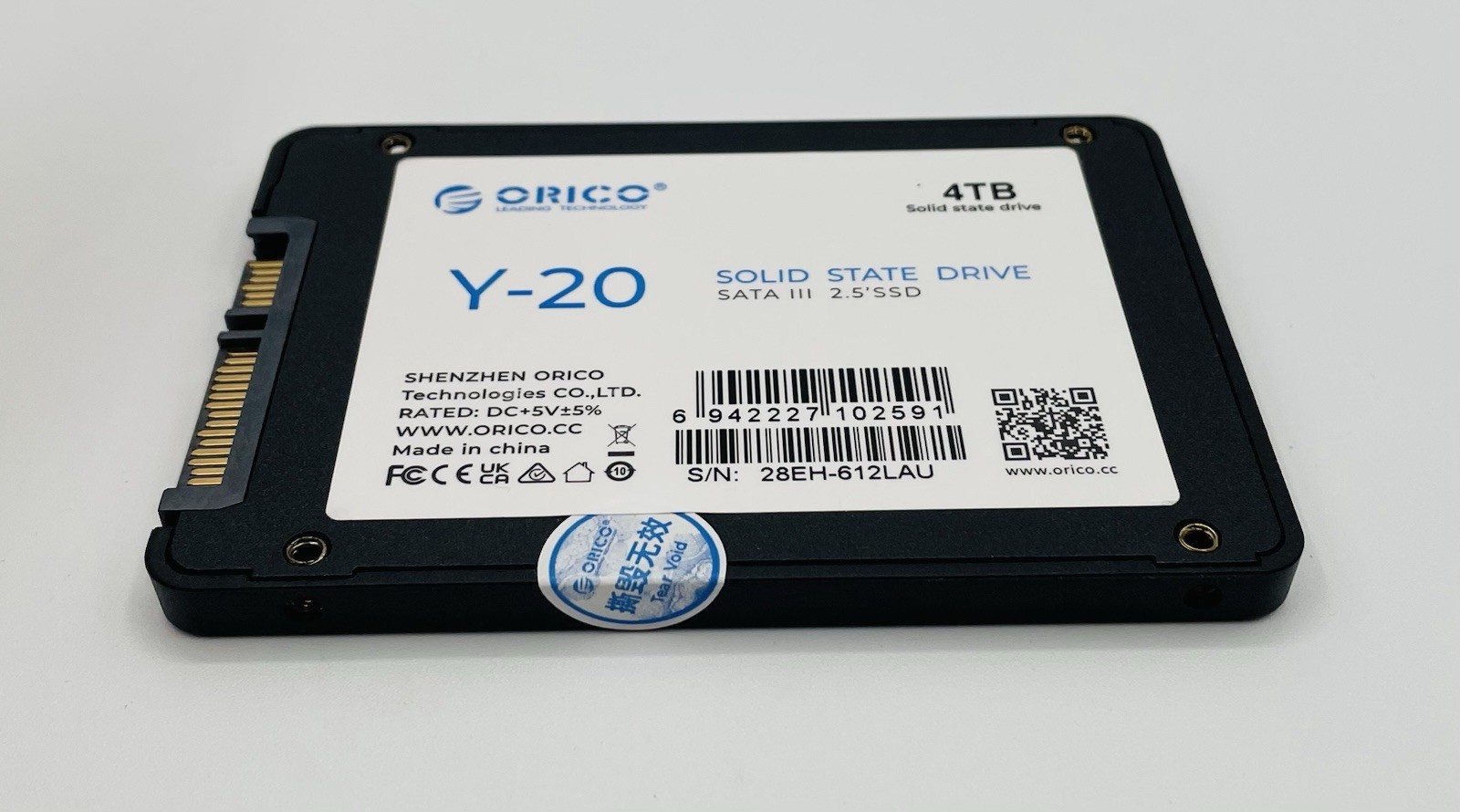 ORICO 4TB SATA III SSD 2.5” Internal Solid State Drive 3D NAND UP to 550MB/s