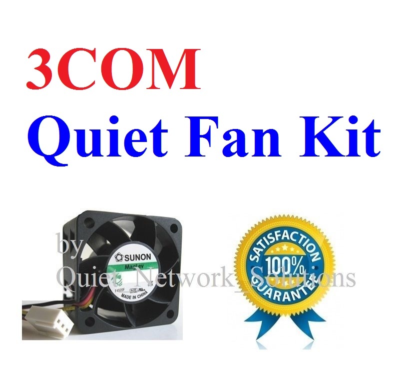 1x Quiet version Slient Fan Kit for 3COM 4400, 3C17300 4226T