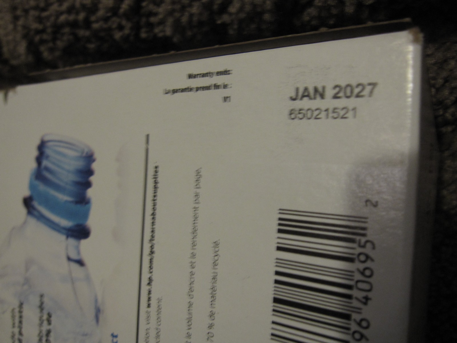 Combo HP L0R48AN Black Tri Color Ink Cartridge Genuine OEM # 63X 63 JAN/2027