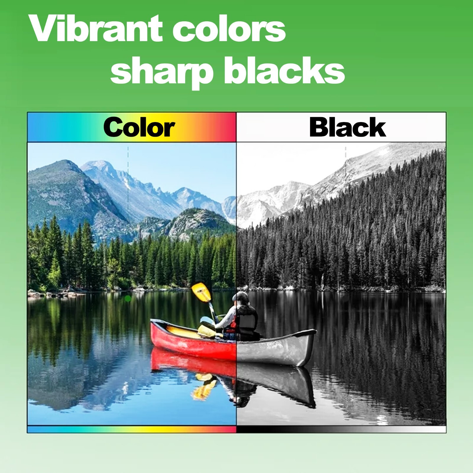 564XL Ink Cartridges Replacement for HP OfficeJet 4620 PhotoSmart 7510 7515