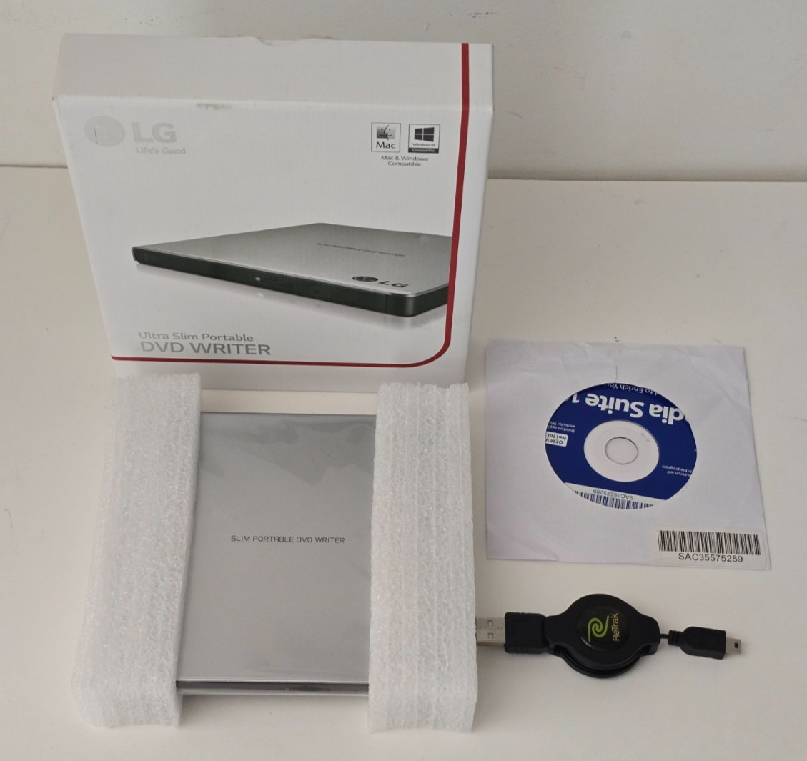 (OPEN BOX) LG GP65NS60 Ultra Slim Portable DVD Writer