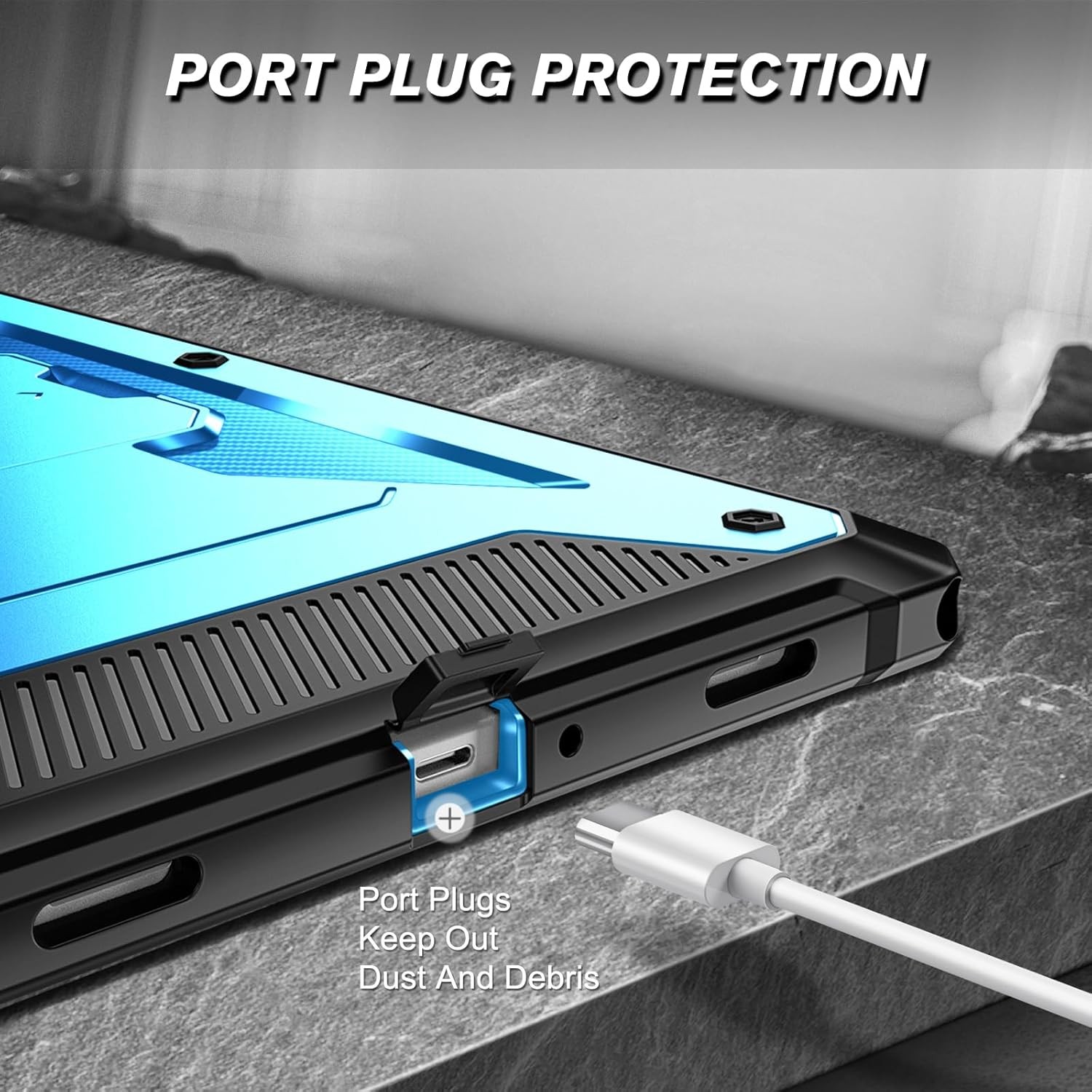 For Samsung Galaxy Tab A9 Plus/A9+ 5G 11 Inch 2023 Unibody Hybrid Bumper Cover