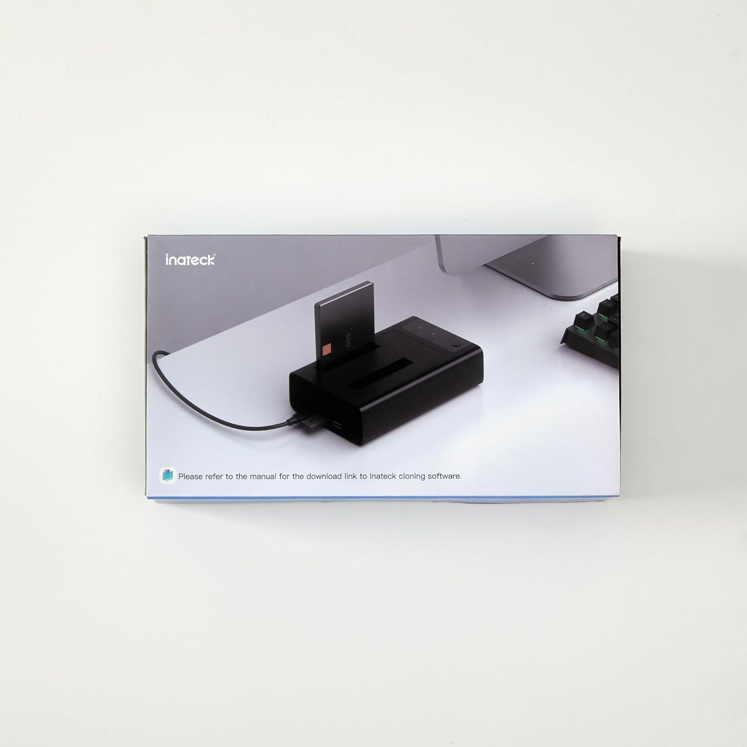 Inateck USB 3.2 Gen 2 Hard Drive Docking Station 2.5″ SATA SSD/HDD Offline Clone