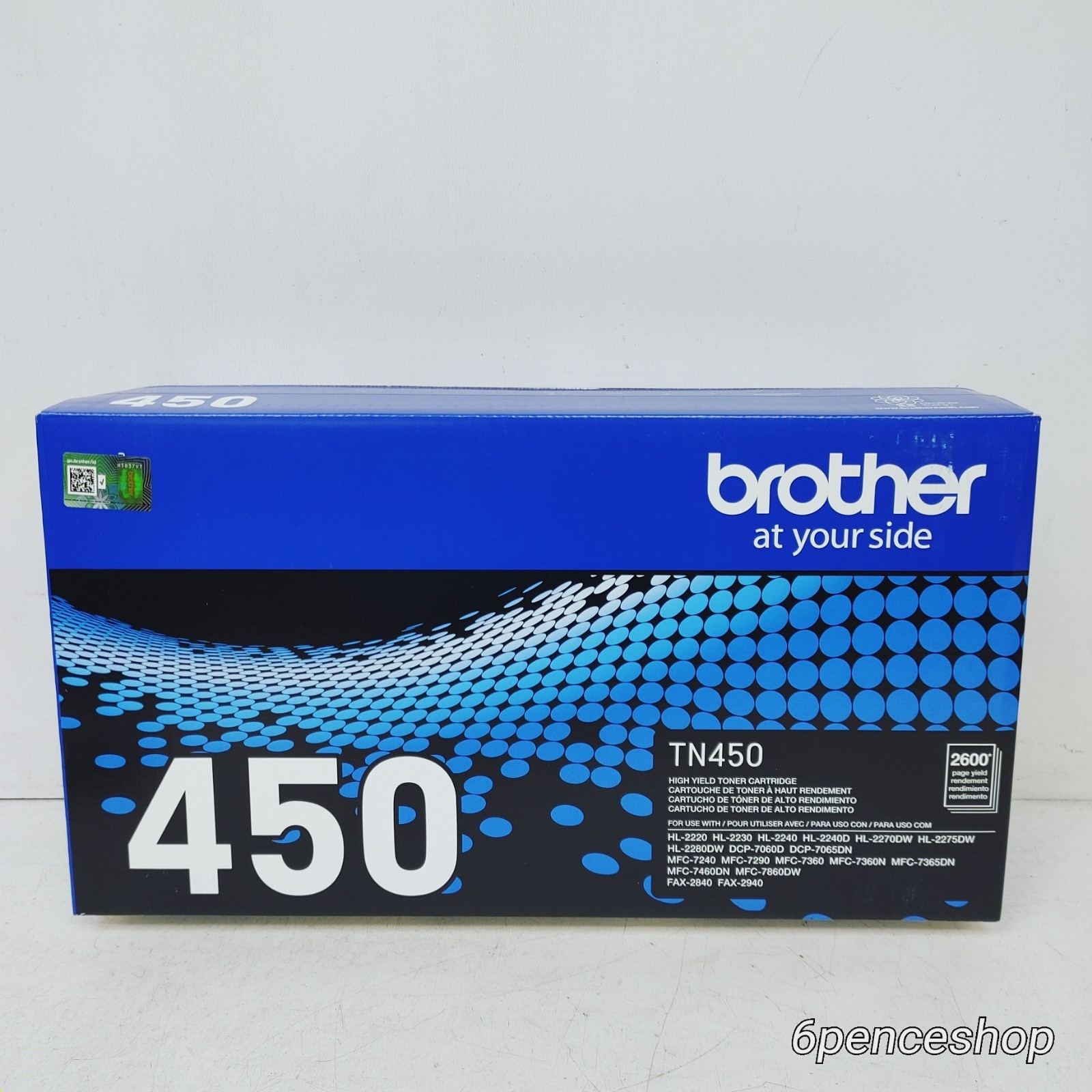 Brother TN450 Black High Yield Toner Cartridge
