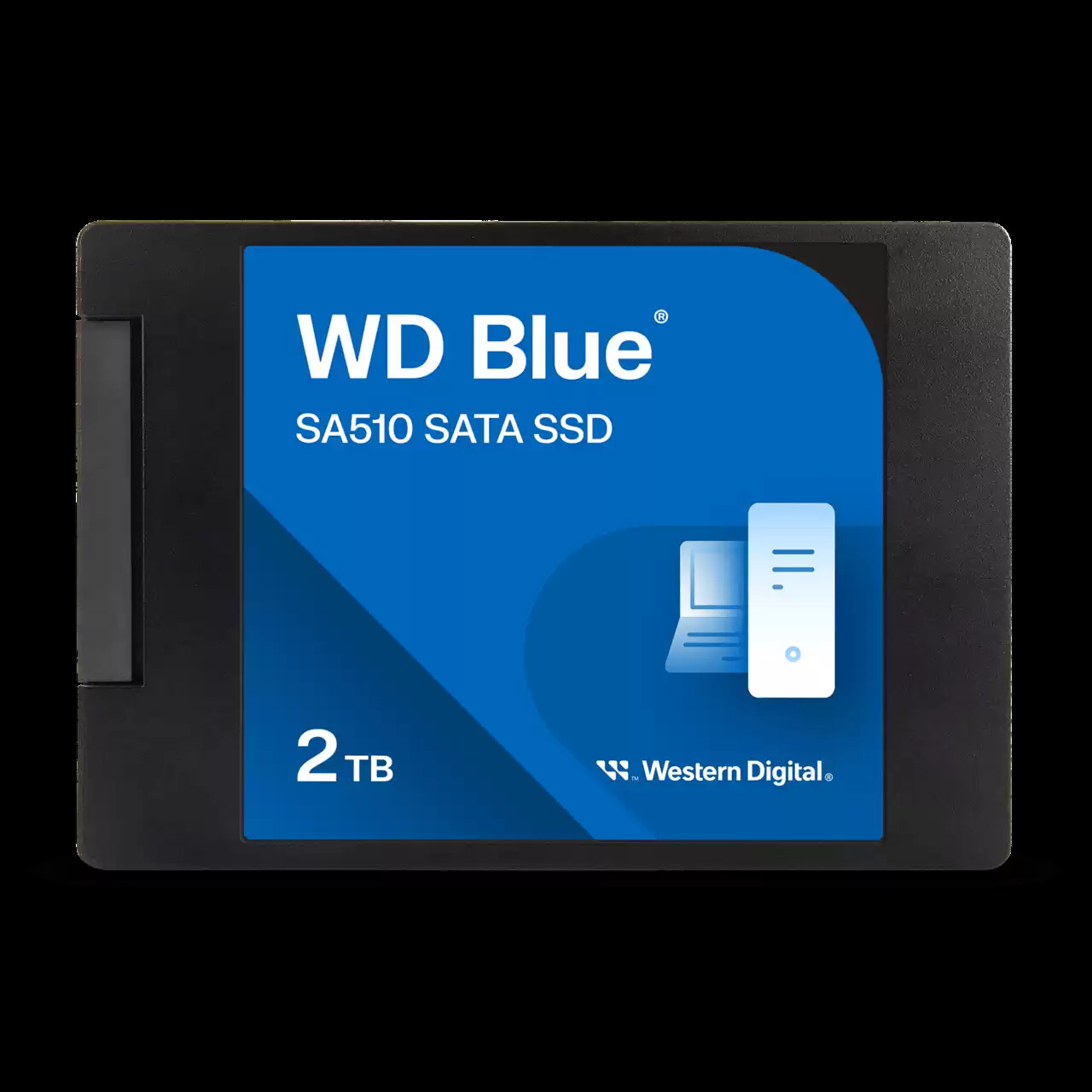 Western Digital 2TB WD Blue SA510 SATA SSD 2.5”/7mm Cased – WDS200T3B0A-00C7K0