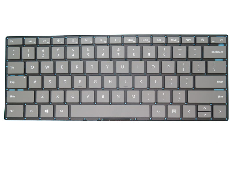 Gray Keyboard For Microsoft surface Laptop 5 13.5” 1950 1951 United States US