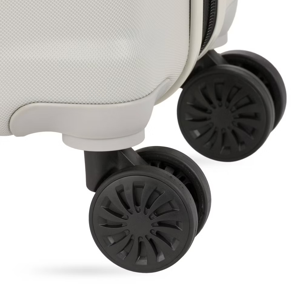 SWISSGEAR Cascade Hardside Carry On Spinner Suitcase – Sustained Gray: