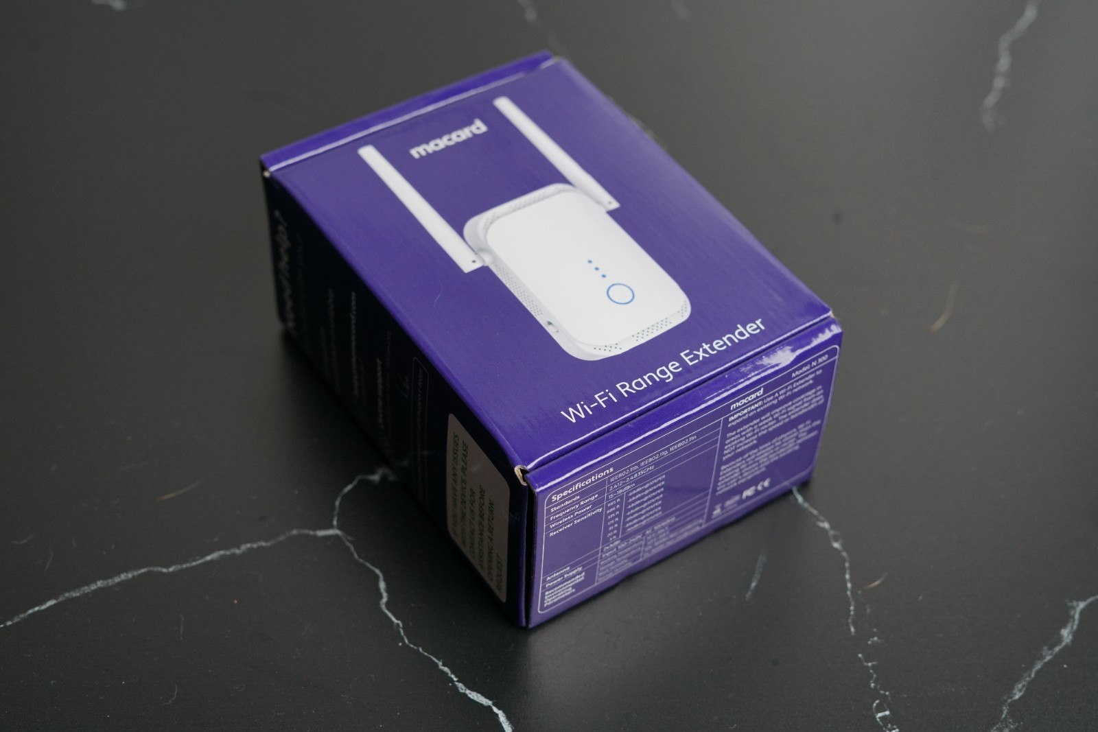 Macard N300 WiFi Range Extender 300Mbps Wireless Signal Booster Repeater Box