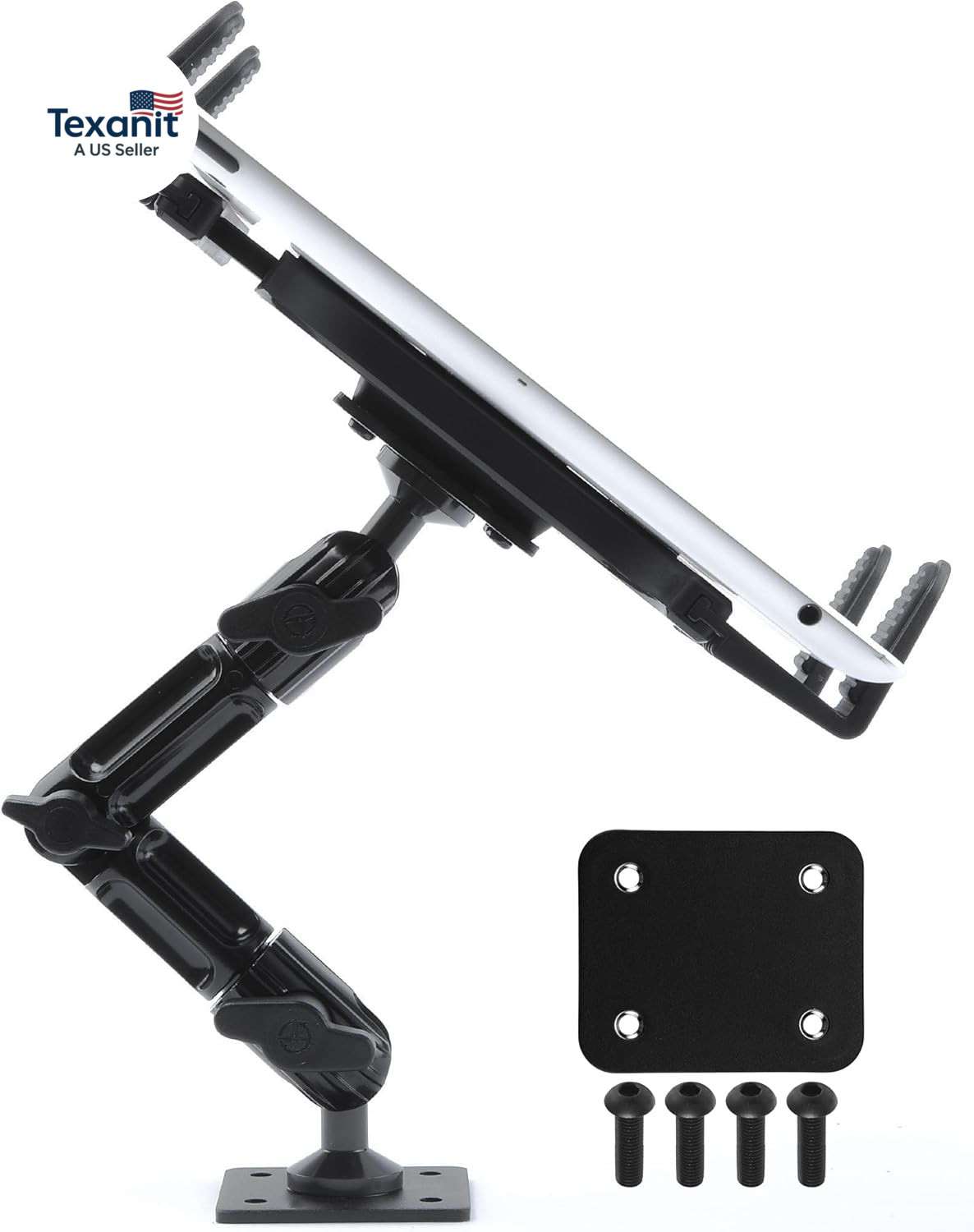 Industrial Metal Drill Base Tablet Mount [Enduro Series] – Ipad Holder for Wall