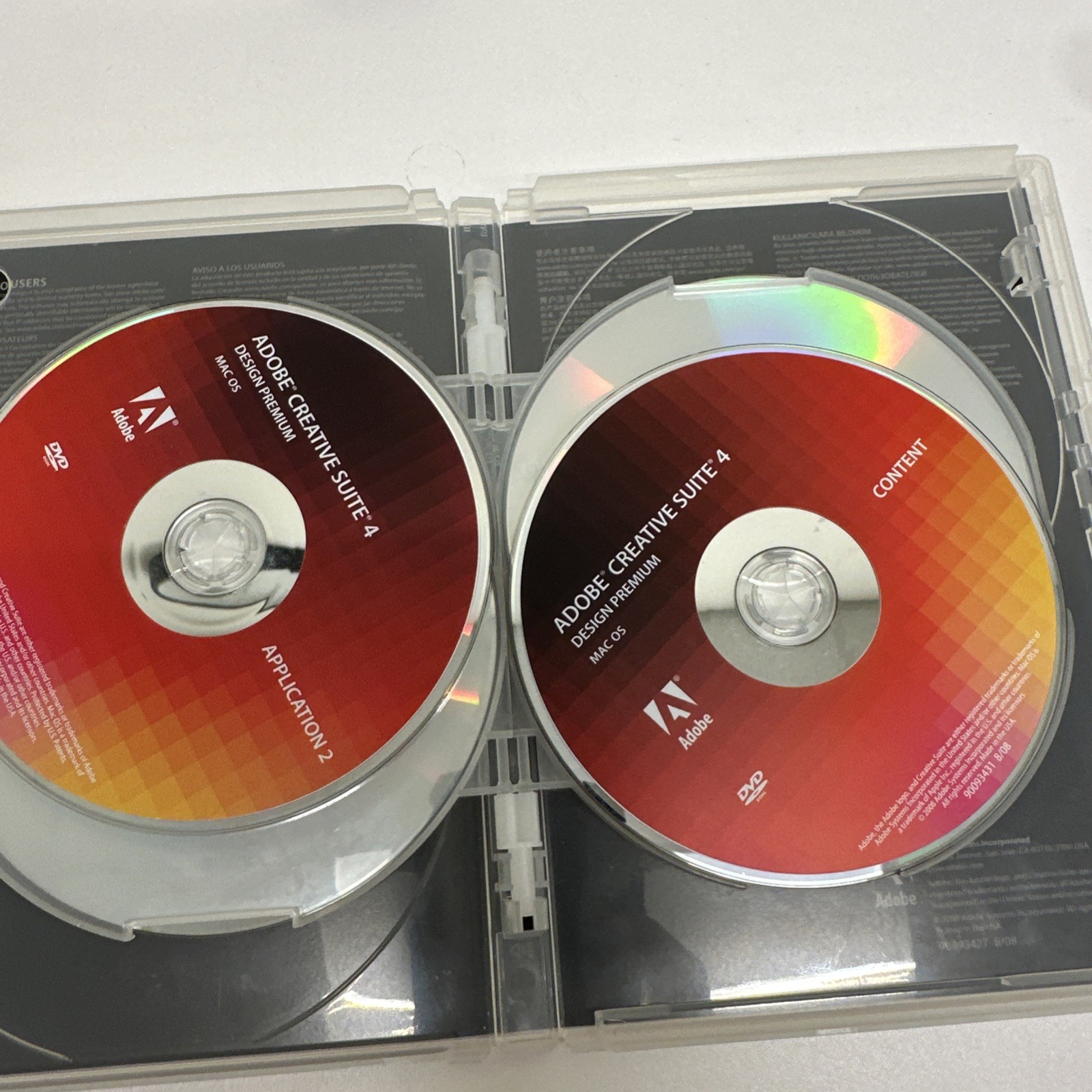 Adobe Creative Suite 4, Design Premium for Mac OS