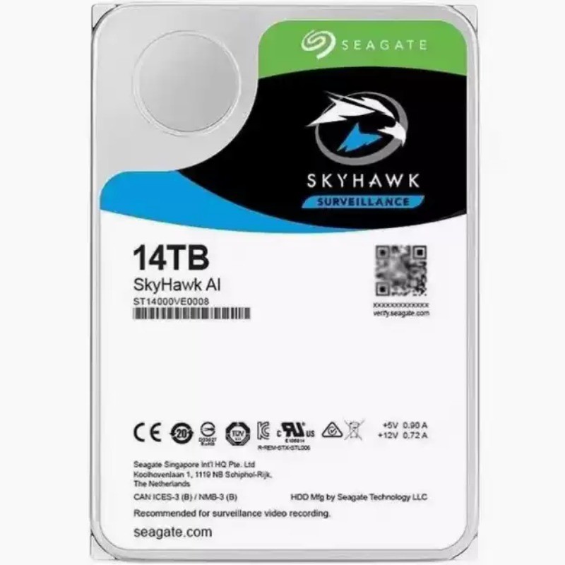 90%NEW Seagate SkyHawk AI 14TB SATA 3.5